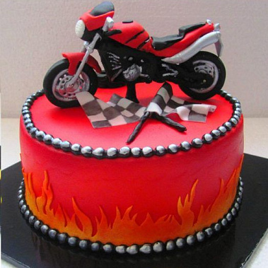 Торт красный мотоцикл купить - ангарск.сладкоежкин.рф