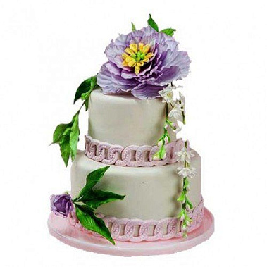 Торт Свадебный цветок купить - ангарск.сладкоежкин.рф